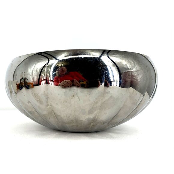 Georg Jensen Bernadotte Stainless Steel Large Bowl 10" Dia Denmark - Picture 2 of 9